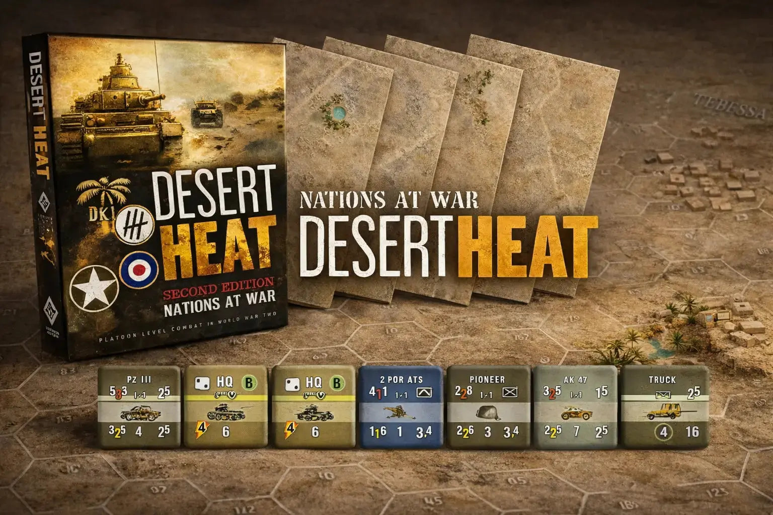 Quick Look At Nations At War: Desert Heat 2nd Edition - Lock n Load Publishing