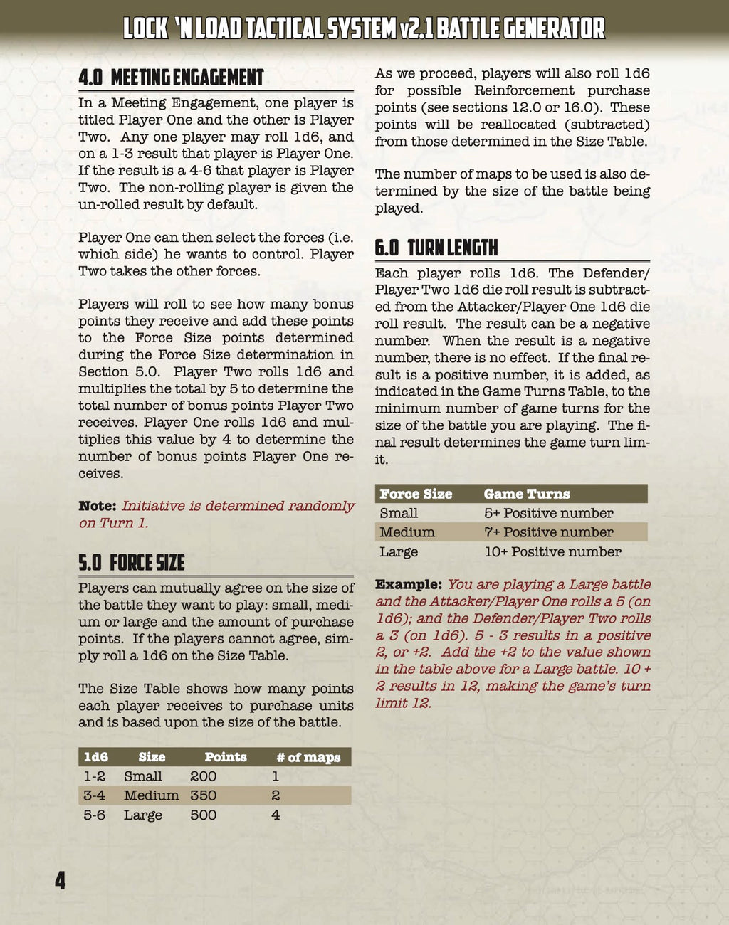 Lock 'n Load Tactical: Battle Generator v2.1