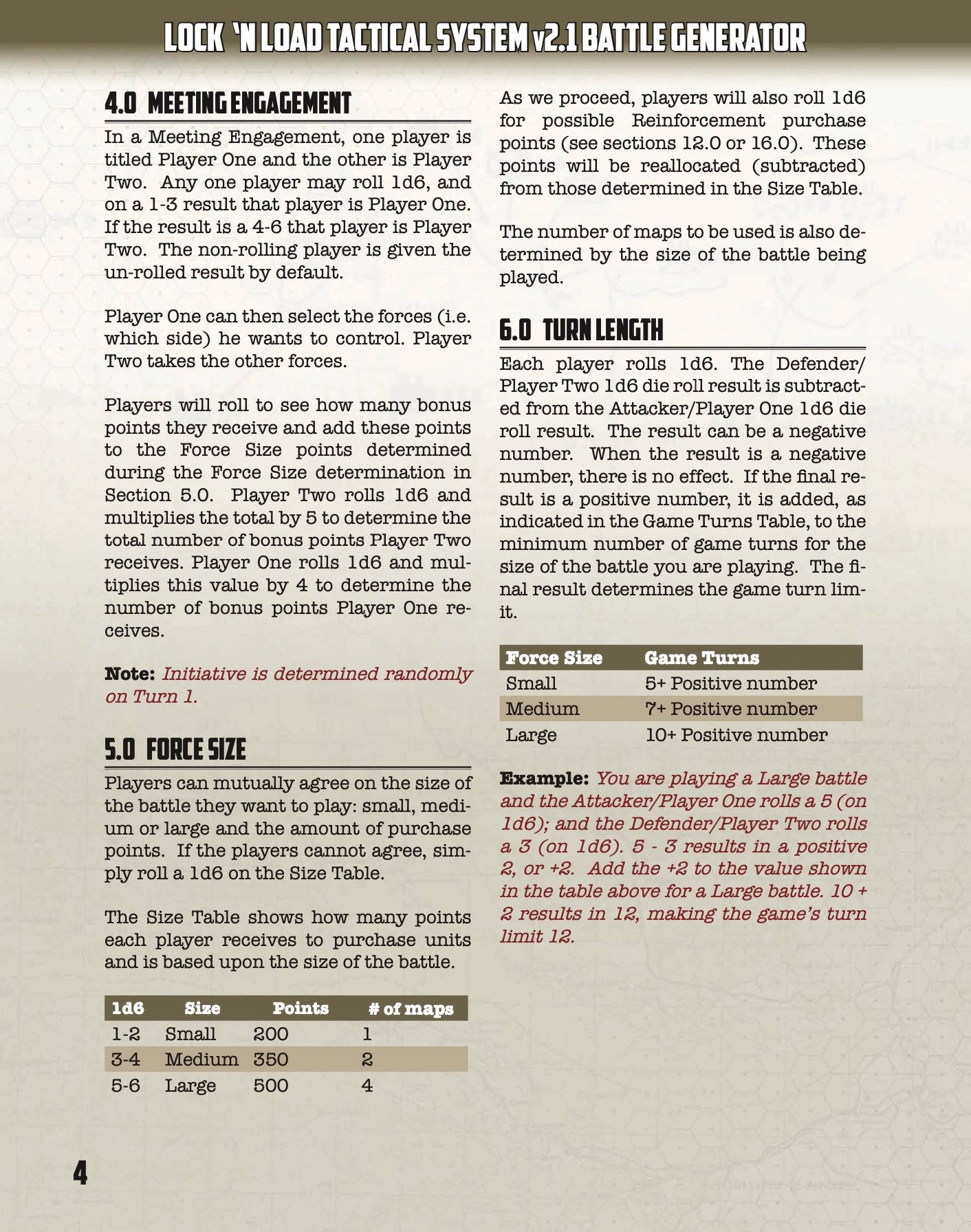 Lock 'n Load Tactical: Battle Generator v2.1