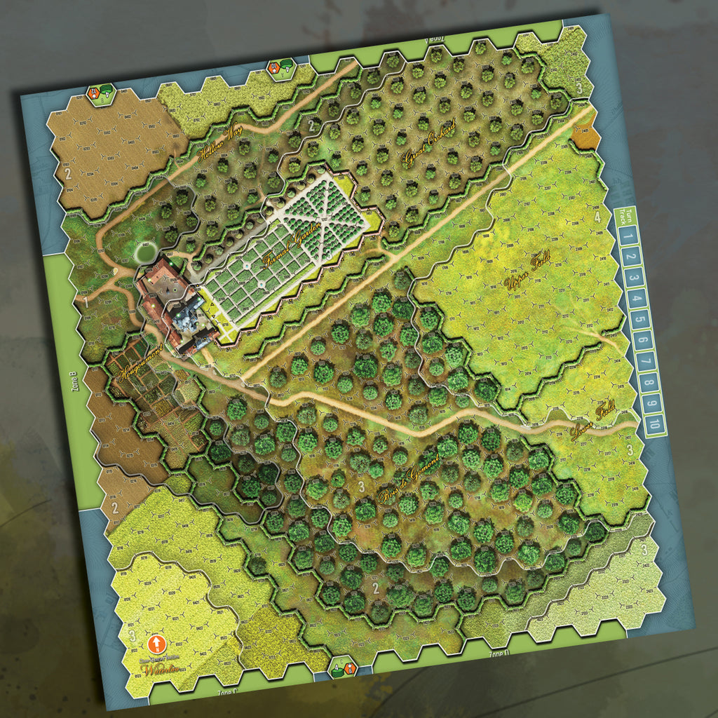 Close Quarter Battles - Waterloo Premium Canvas Maps