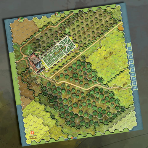 Close Quarter Battles - Waterloo Premium Canvas Maps - Lock n Load Publishing
