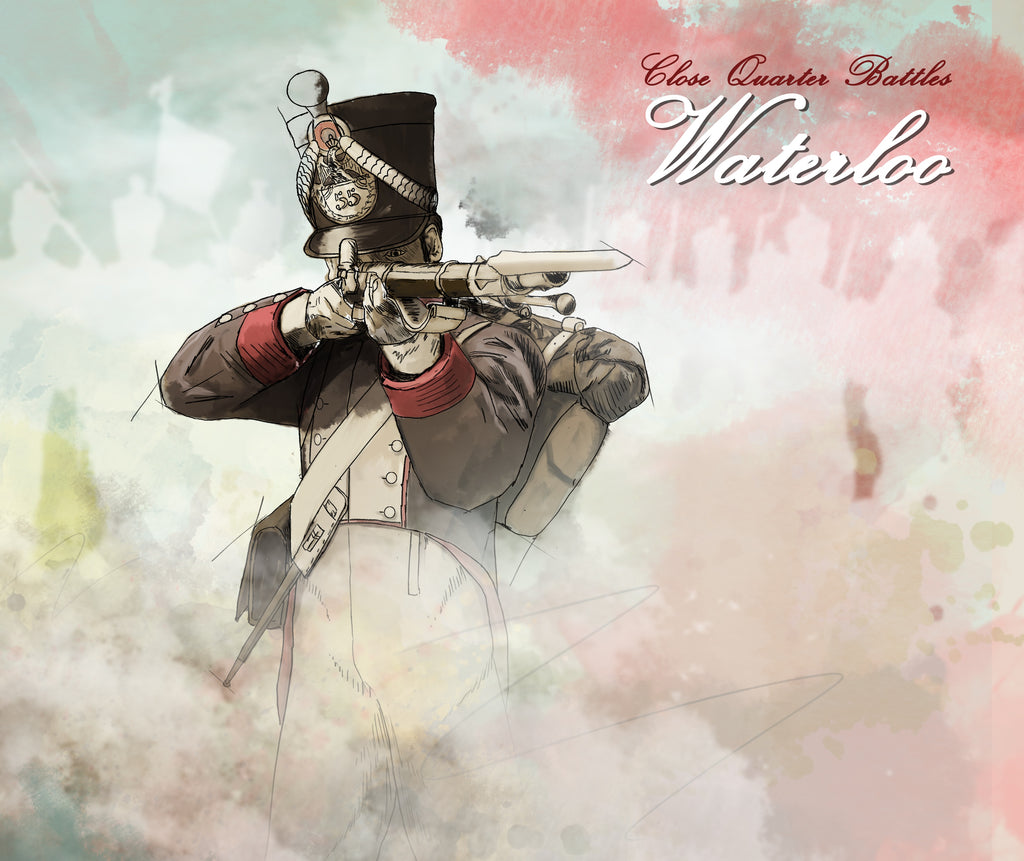 Close Quarter Battles - Waterloo Premium Canvas Maps