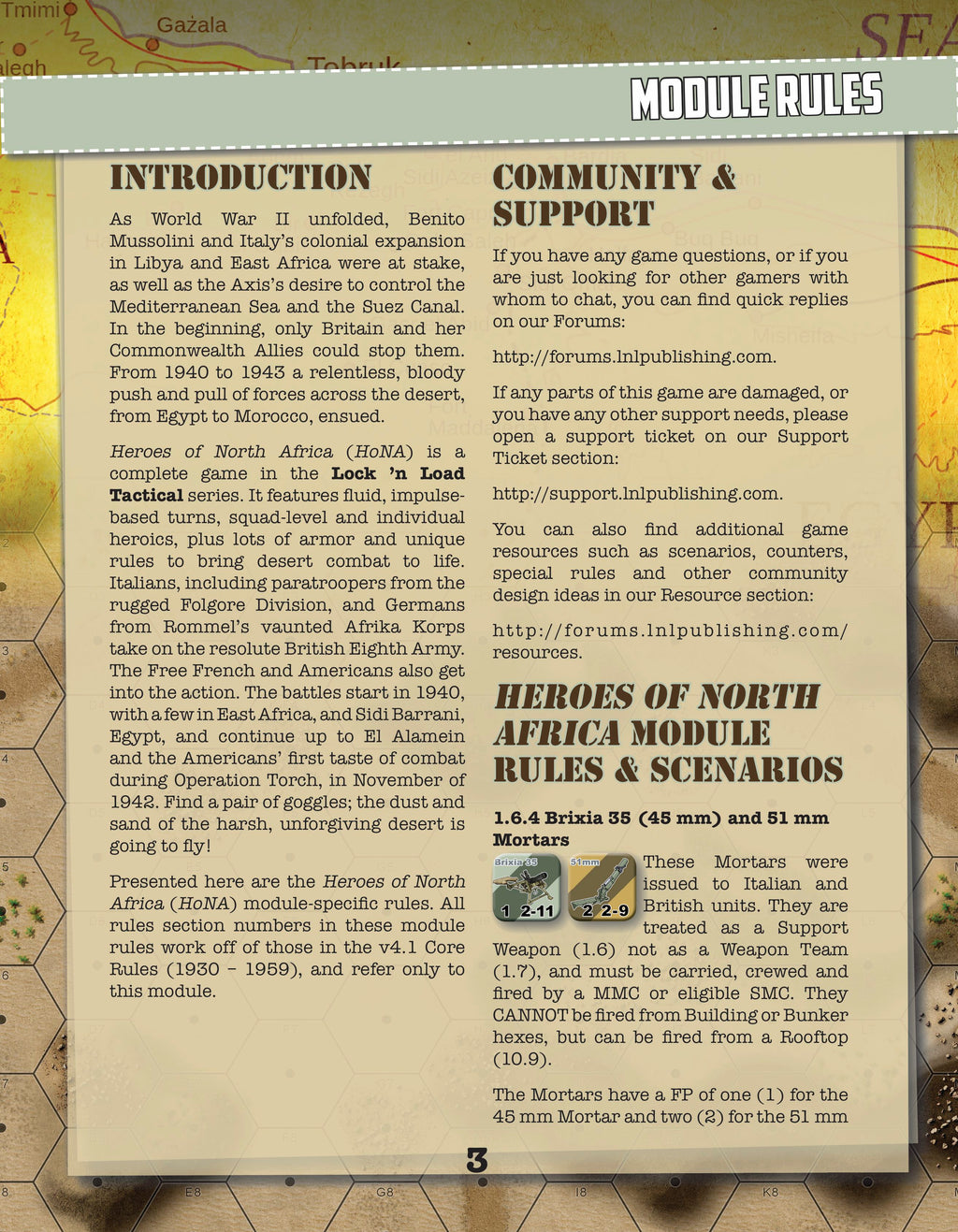 Lock 'n Load Tactical: Heroes of North Africa Companion Book