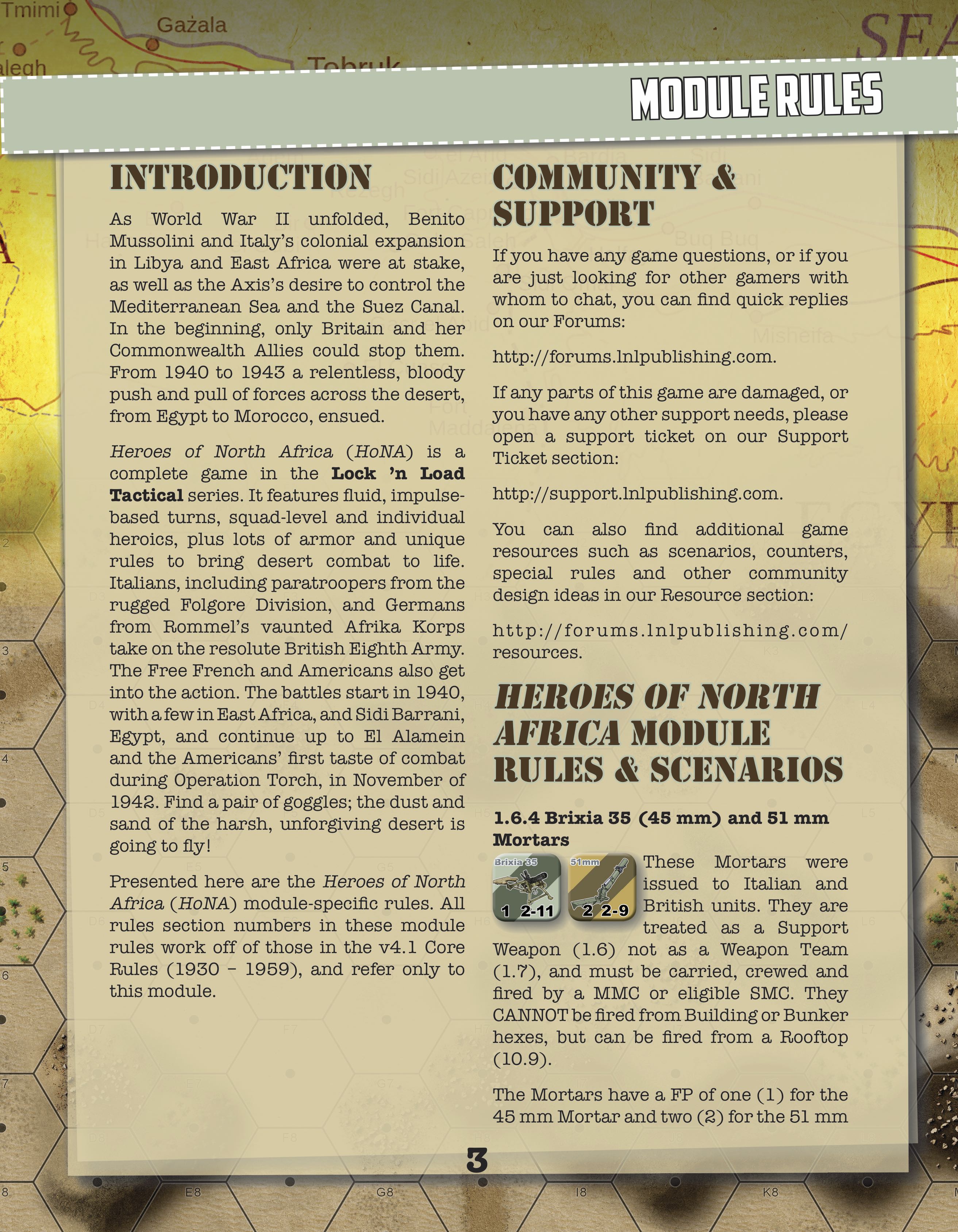 Lock 'n Load Tactical: Heroes of North Africa Companion Book