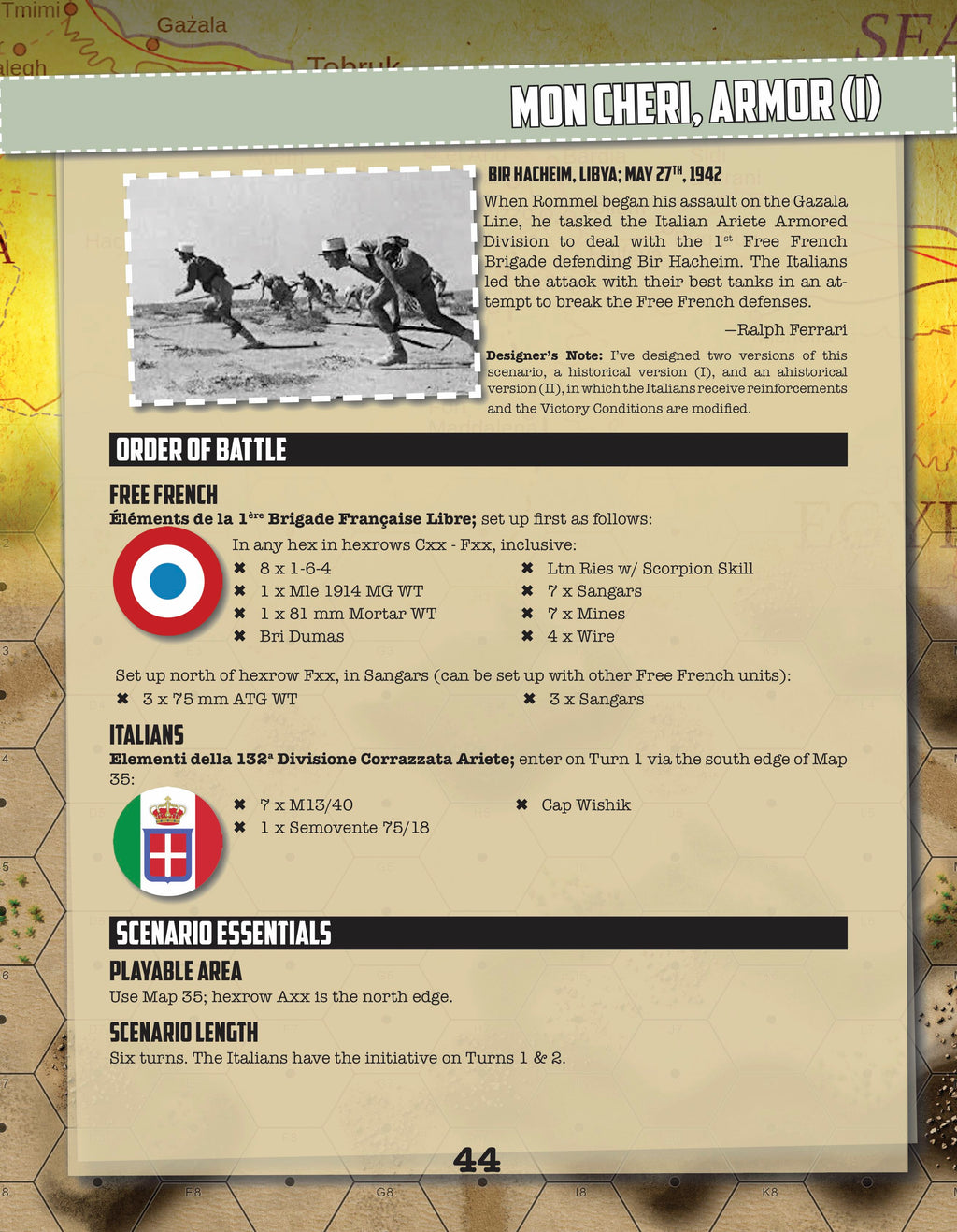 Lock 'n Load Tactical: Heroes of North Africa Companion Book