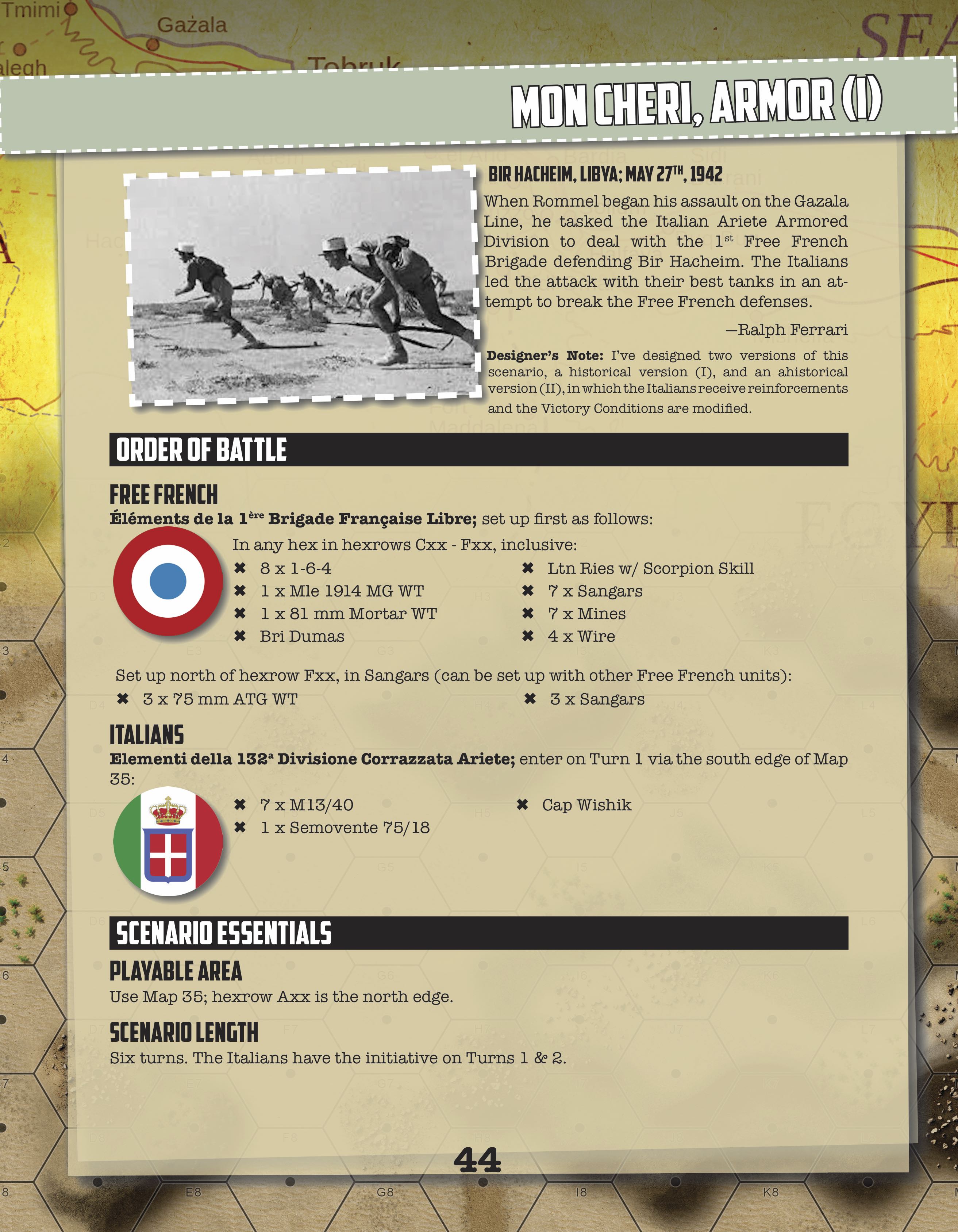 Lock 'n Load Tactical: Heroes of North Africa Companion Book