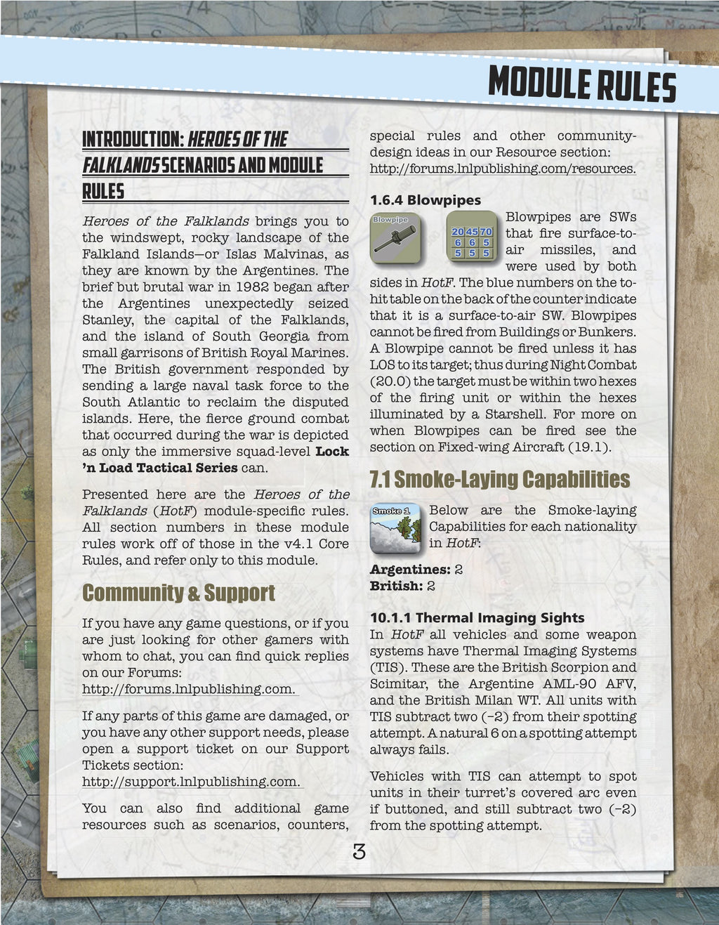 Lock 'n Load Tactical: Heroes of the Falklands Companion Book