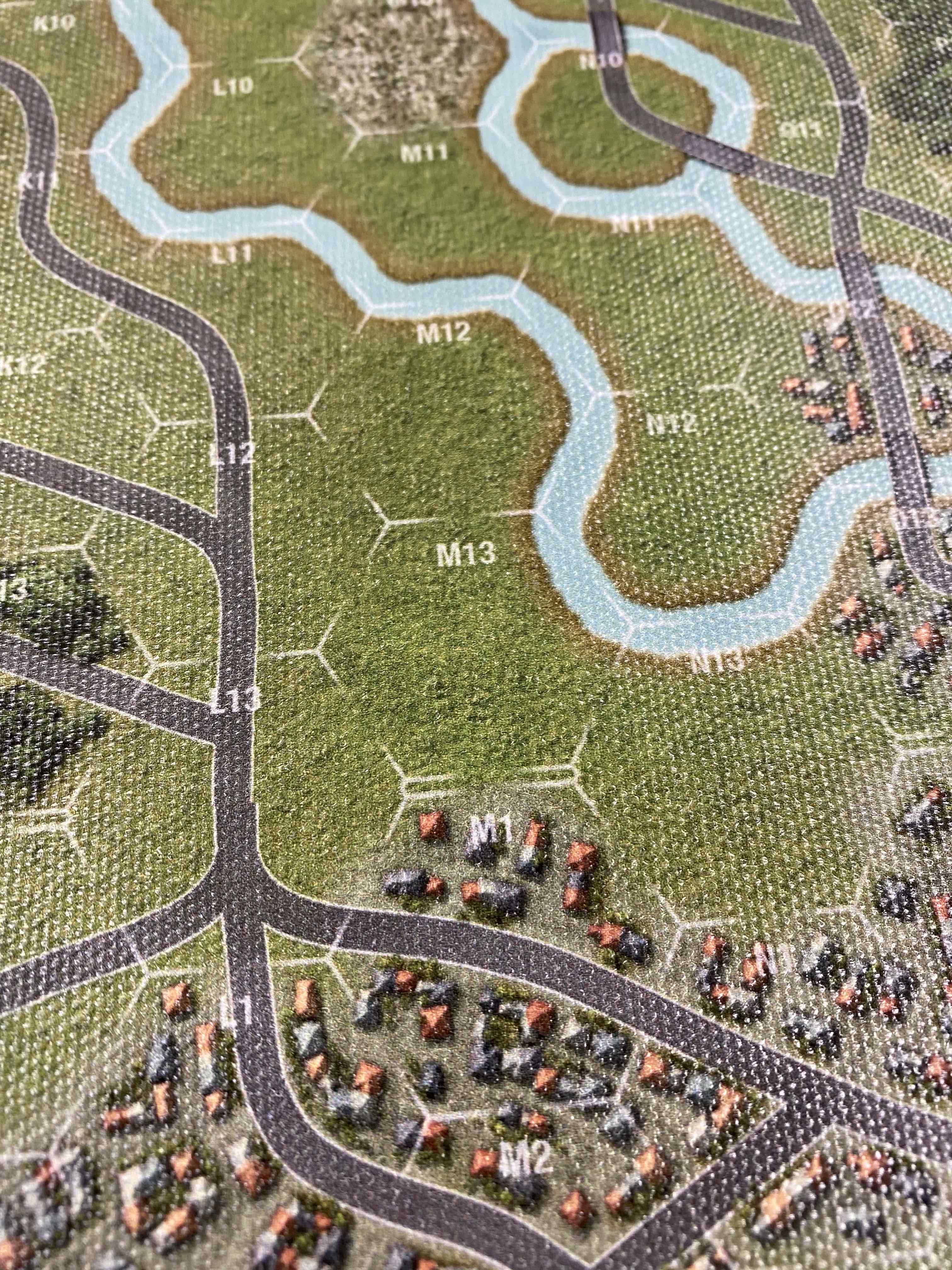 World At War 85: Storming the Gap Premium Canvas Map