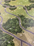 World At War 85: Storming the Gap Premium Canvas Map