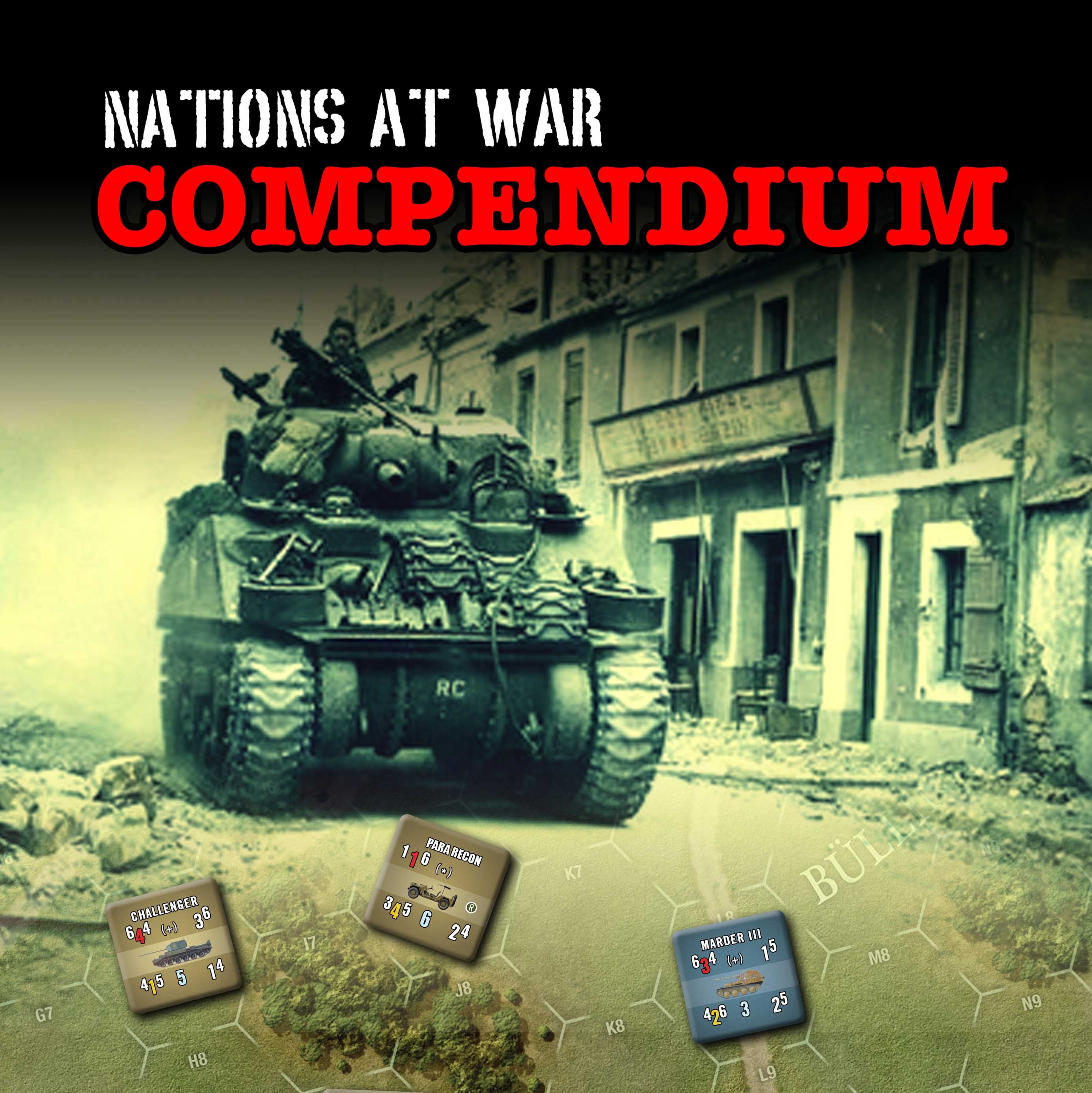 Nations At War: Compendium Vol 1 2nd Edition w/Compendium Replacement Counters