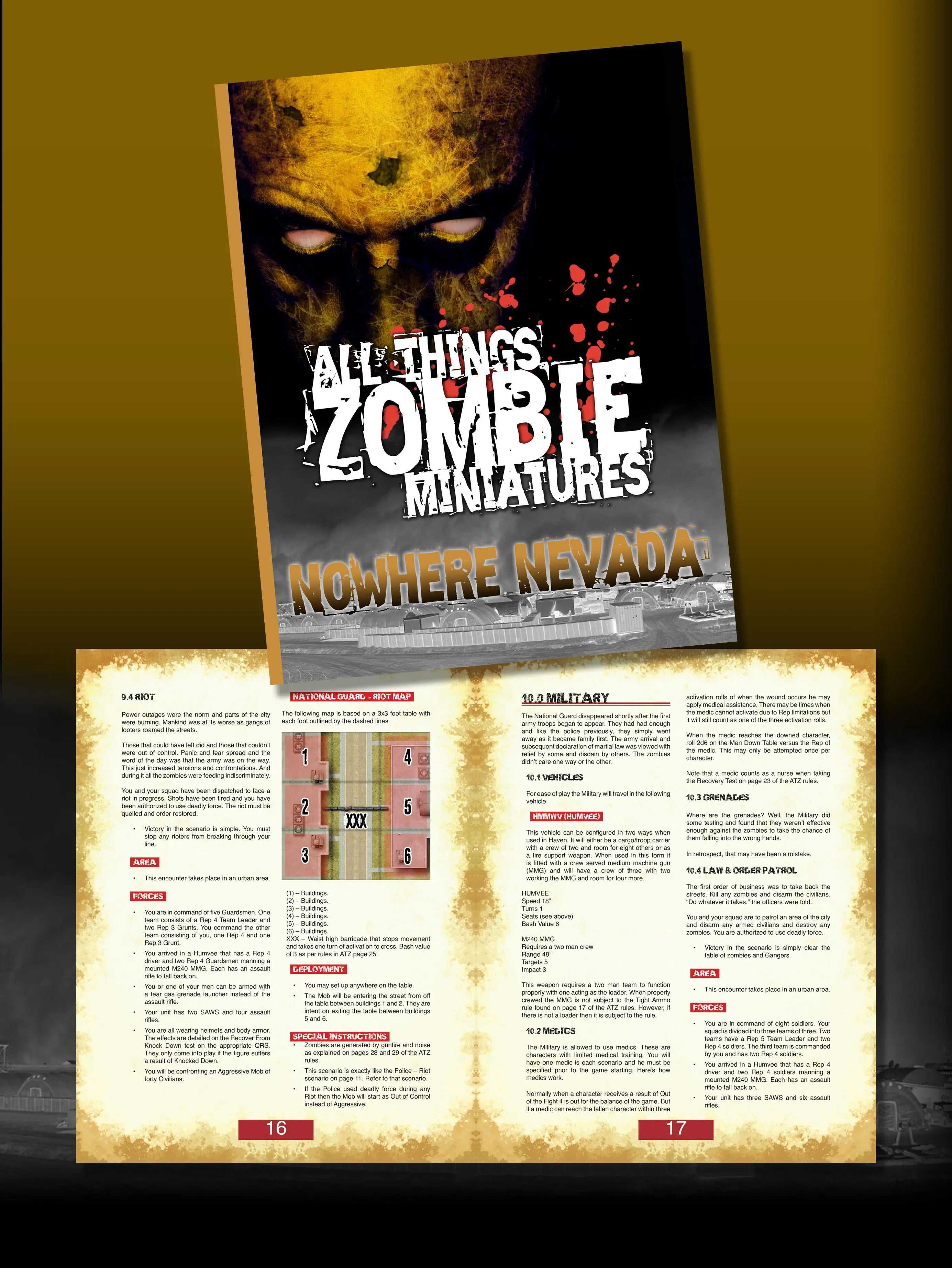 All Things Zombie Nowhere Nevada - Lock n Load Publishing