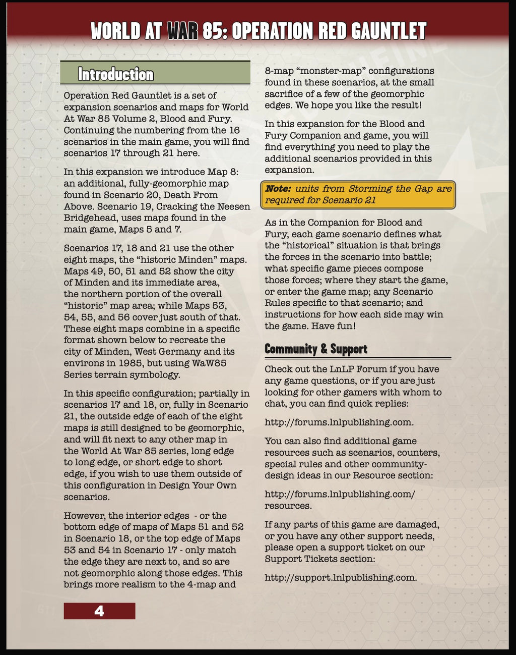 World At War 85: Blood and Fury Expansion Operation Red Gauntlet