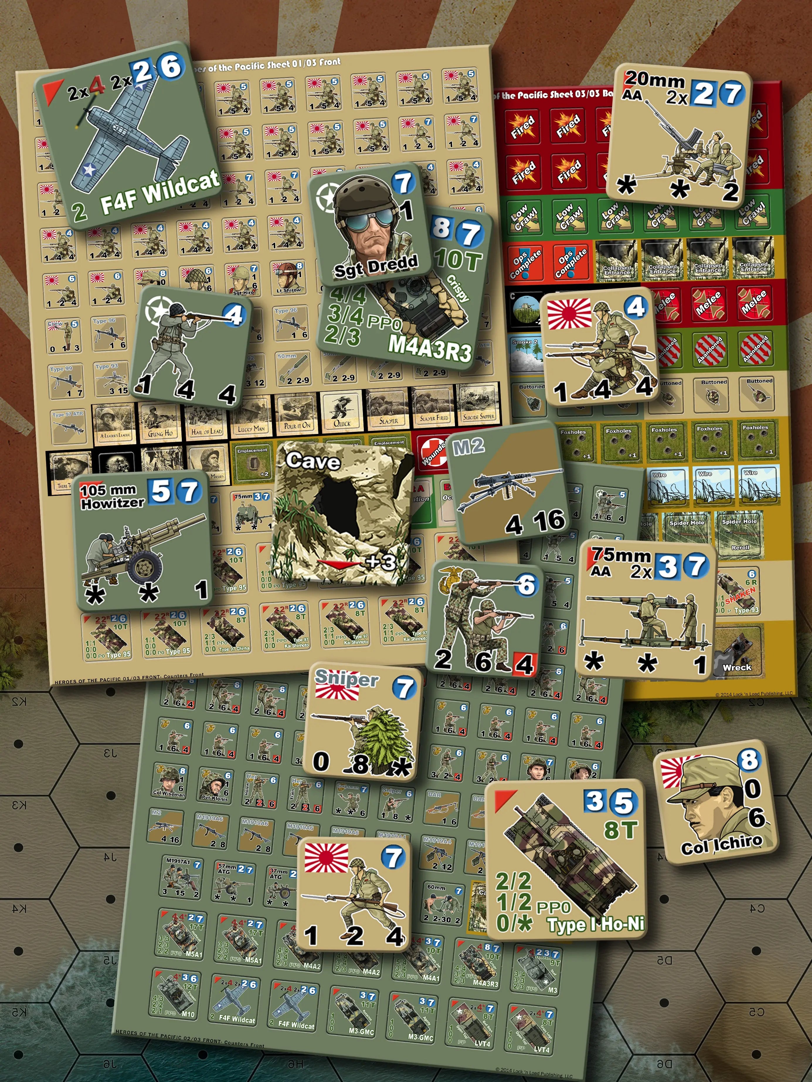 Lock 'n Load Tactical: Heroes of the Pacific - Lock n Load Publishing