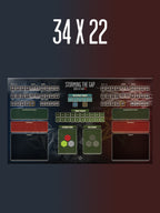 World At War 85: Storming the Gap Neoprene Player Mat