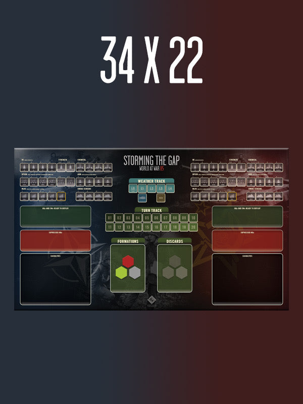 World At War 85: Storming the Gap Neoprene Player Mat