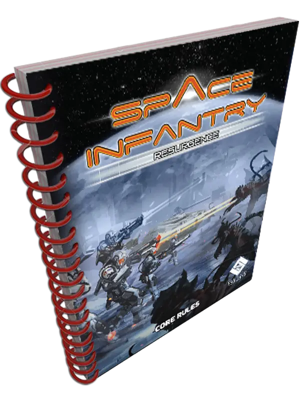 Space Infantry Resurgence Core Rules Spiral Booklet Lock 'n Load Publishing