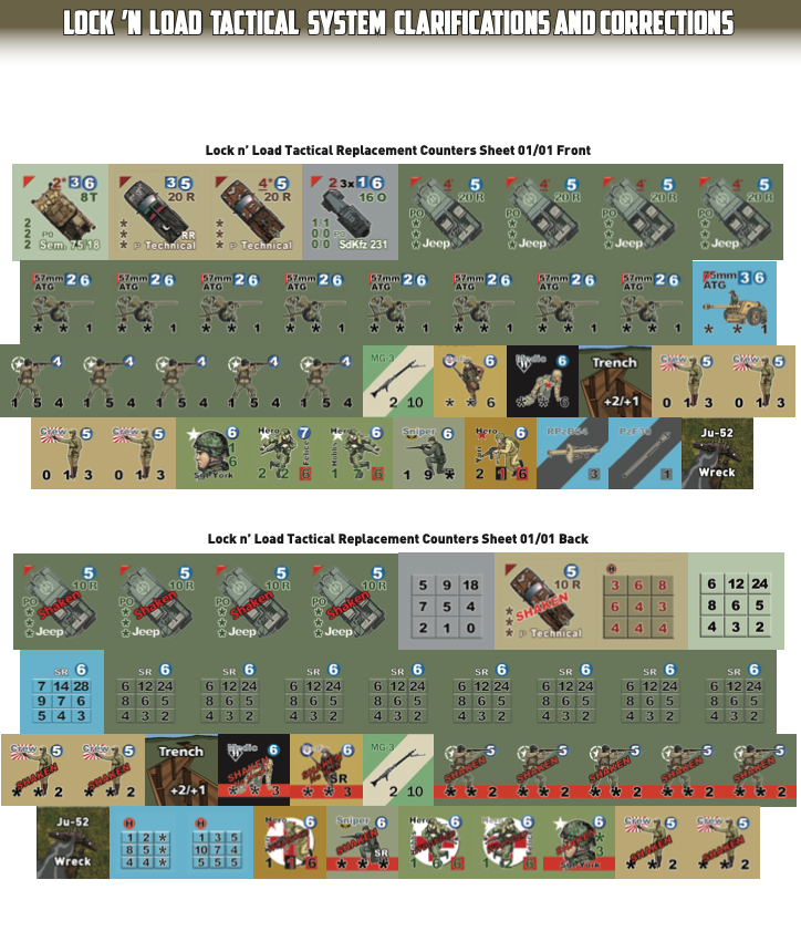 Lock 'n Load Tactical: Replacement Counters