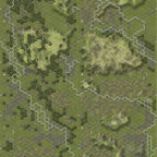 World At War 85: Storming the Gap Premium Canvas Map