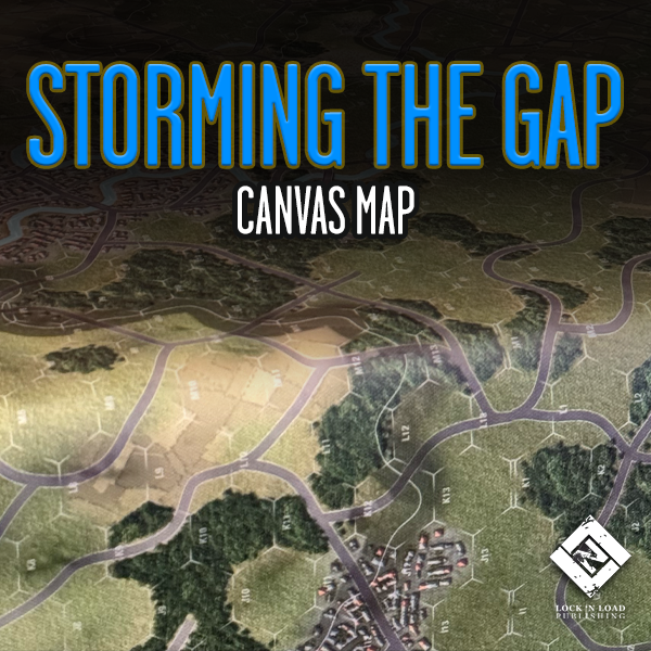 World At War 85: Storming the Gap Premium Canvas Map