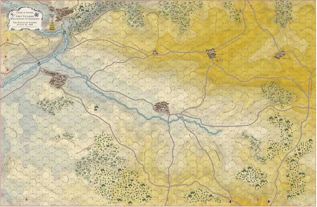 Glory and Empire - First Victories Premium Canvas Maps