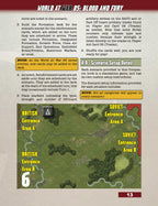 World At War 85: Blood and Fury Companion Book