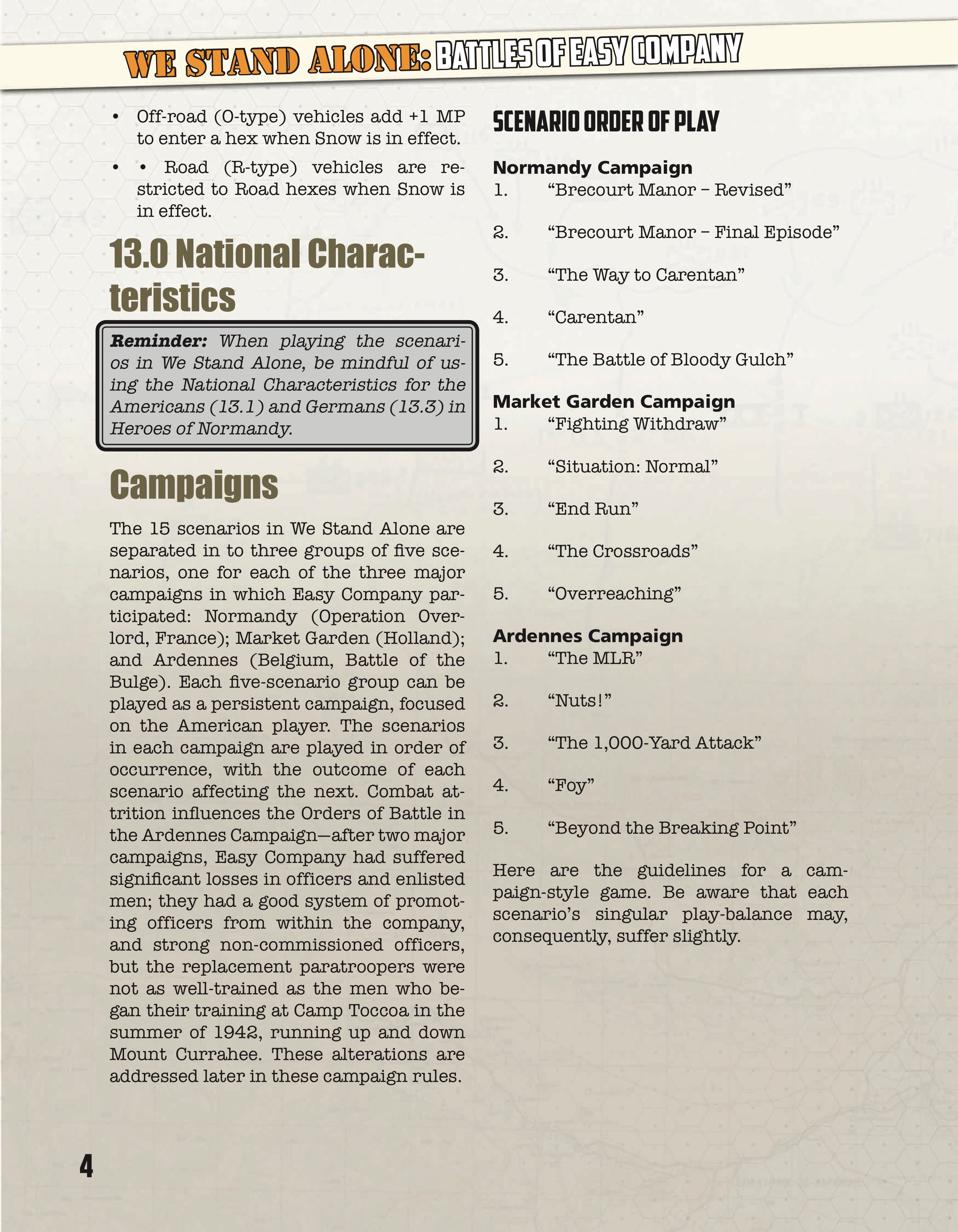 Lock 'n Load Tactical: We Stand Alone - Battles of Easy Company