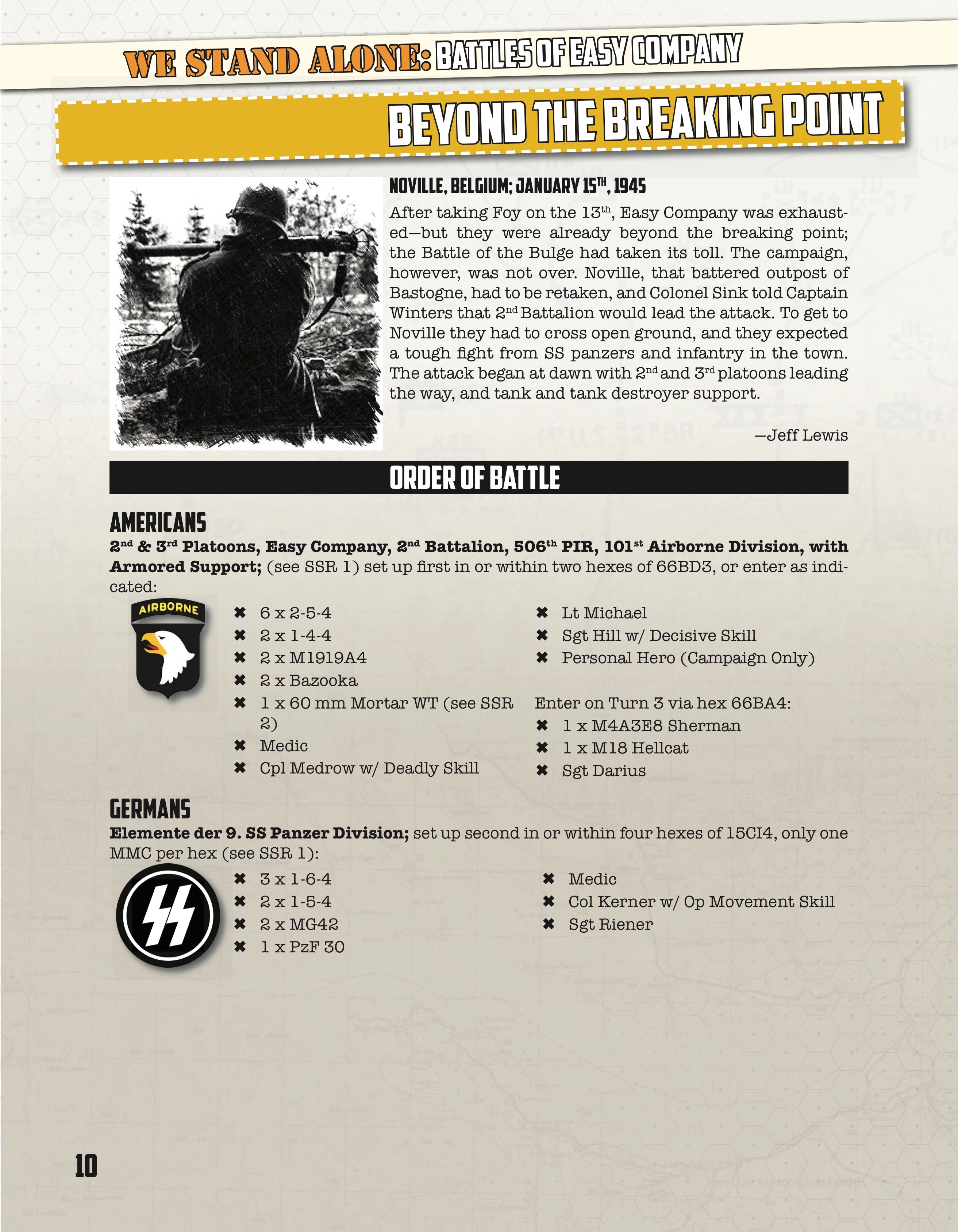 Lock 'n Load Tactical: We Stand Alone - Battles of Easy Company