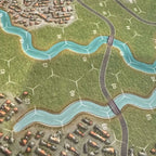World At War 85: Blood and Fury Premium Canvas Map - Lock n Load Publishing