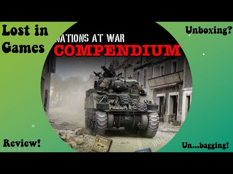 Nations At War: Compendium Vol 1 2nd Edition w/Compendium Replacement Counters